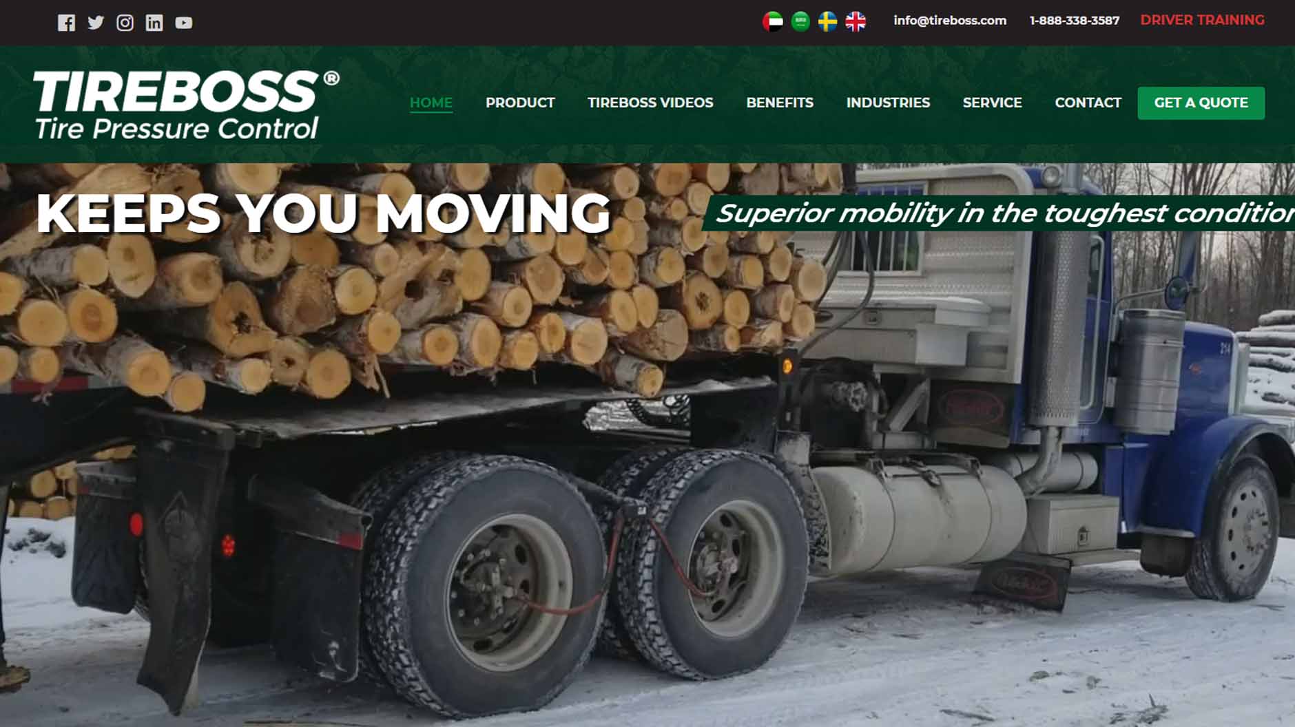 Website Design - TIREBOSS